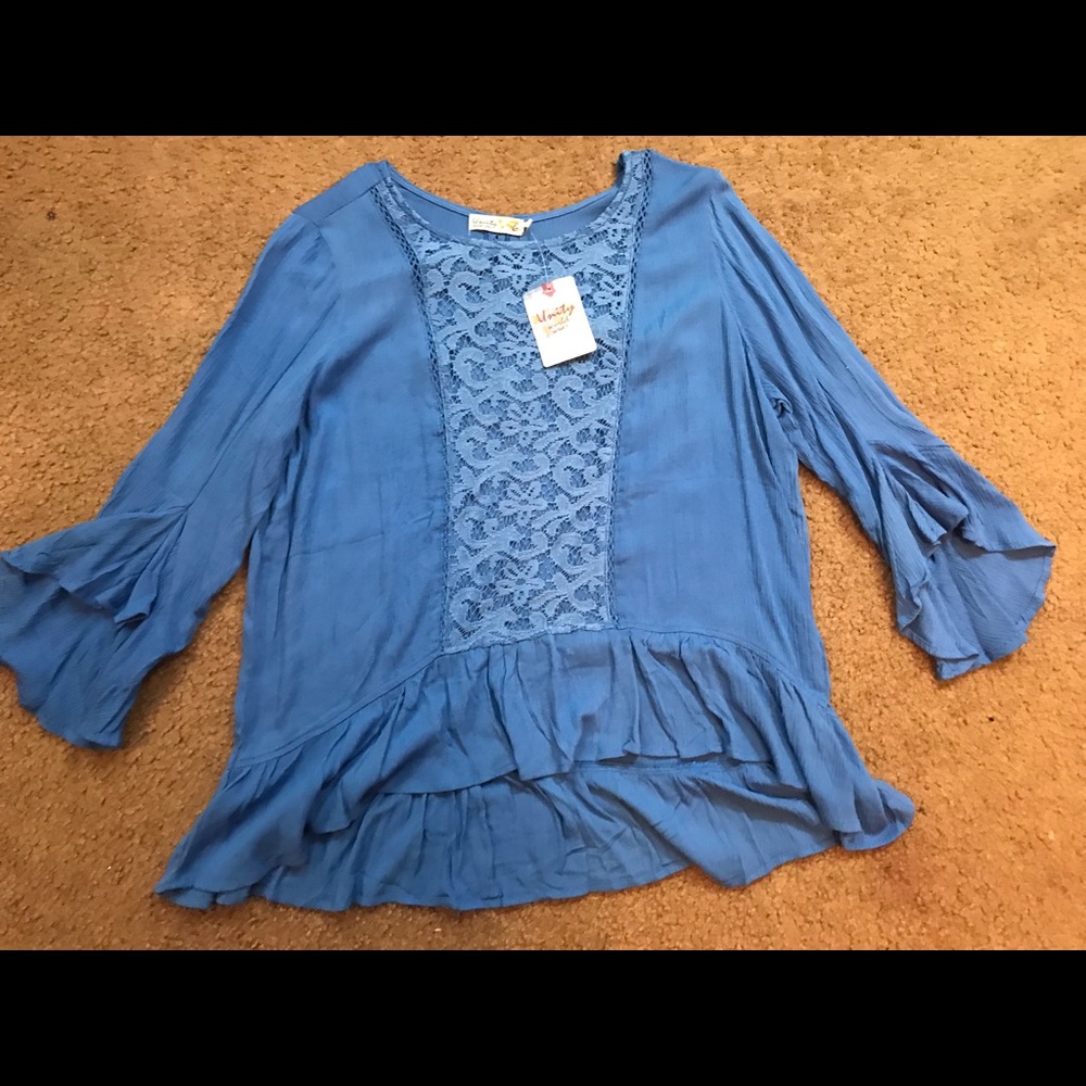 Blue gorgeous top